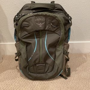 OSPREY Gray and Blue Backpack